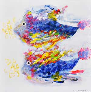 Gino Sauerbier - Double Fish verkocht voor € 65!