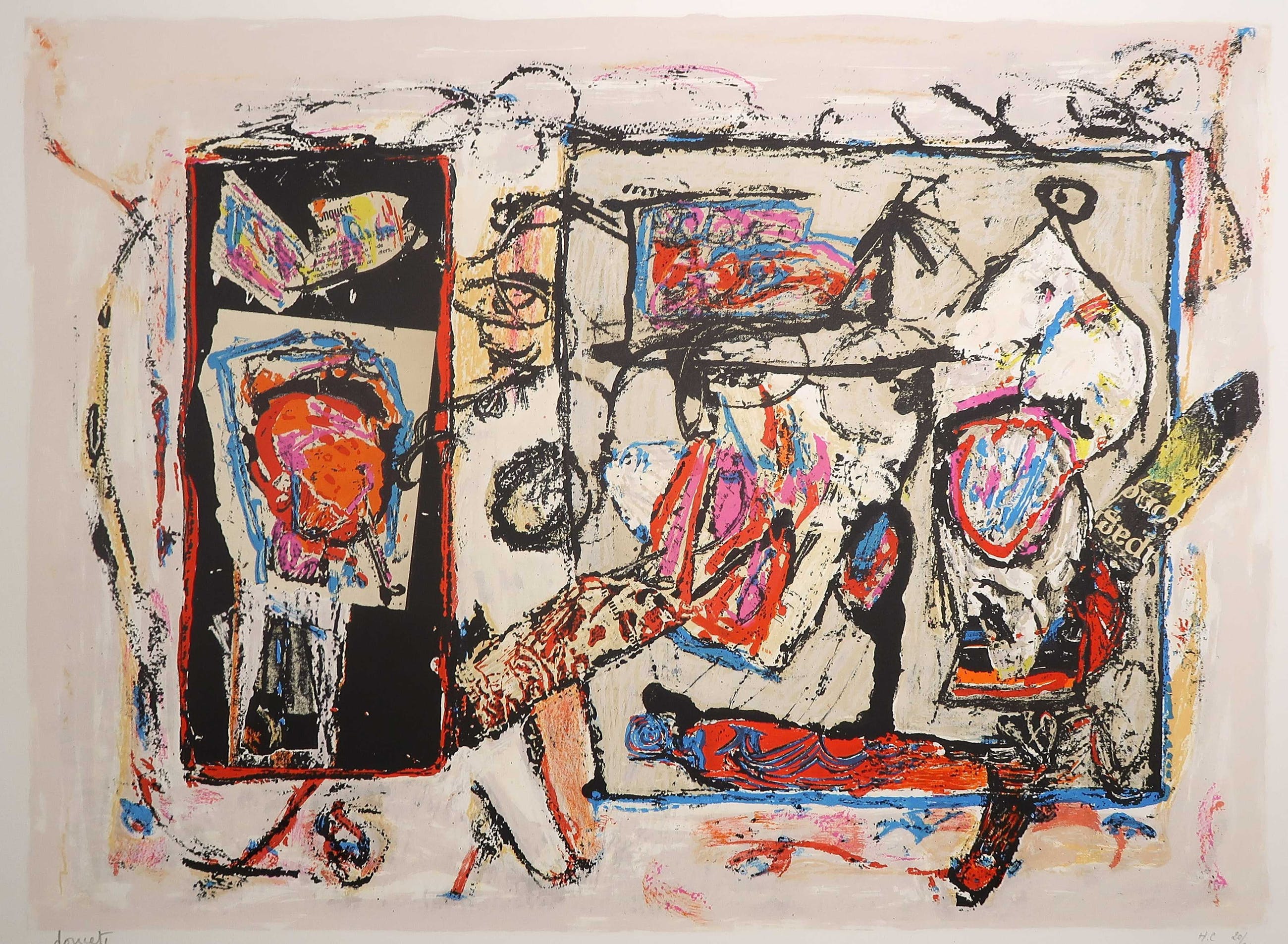 Jacques Doucet - Litho, Rivages-visages-paysages du Sepik kopen? Bied vanaf 100!