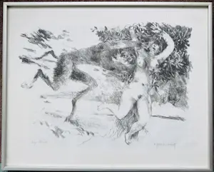 AcheterJan Mensinga - De Nymph en de Faun - Eigen Druk? Enchérissez de 25!