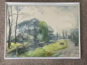 Eelco Cornelis Leegstra - Stilleven aan de Vegt verkauft für € 125!