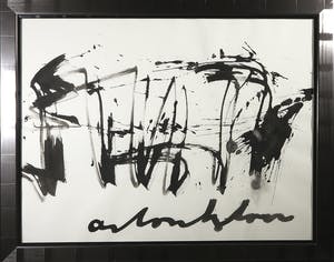 Anton Heyboer - Inkt op papier, Zonder titel - Ingelijst kopen? Bied vanaf 200!