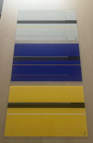 Luc Peire - Triptiek - COMPLEET - M78 Geel - M79 Blauw - M 80 Lichtgrijs kopen? Bied vanaf 1045!