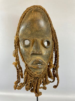 Dan - 220228 Old African Mask from the Dan People - Liberia. kopen? Bied vanaf 45!