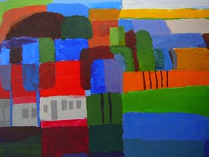 Niet of onleesbaar gesigneerd - L. de R. : Landschap -gouache- kopen? Bied vanaf 1!