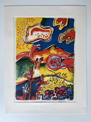 Jan Cobbaert - Litho 'compositie met vrouw' kopen? Bied vanaf 245!