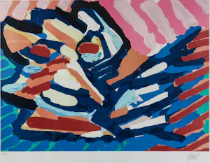 Karel Appel - Zeefdruk, Happy Cat - Ingelijst kopen? Bied vanaf 500!