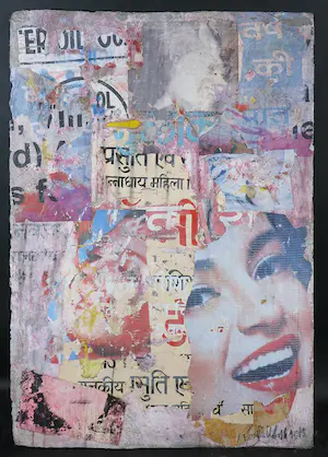 Reg Fallah - Mixed Media / Collage, Digras (Groot formaat) kopen? Bied vanaf 100!