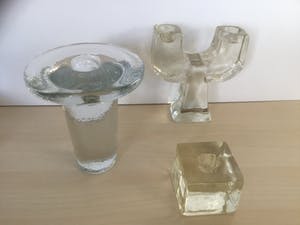 Kosta Boda - en 8 andere Scandinavische glas voorwerpen kopen? Bied vanaf 20!