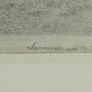 Charles Donker - Landschap in Rhijnauwen (buizerd) kopen? Bied vanaf 300!