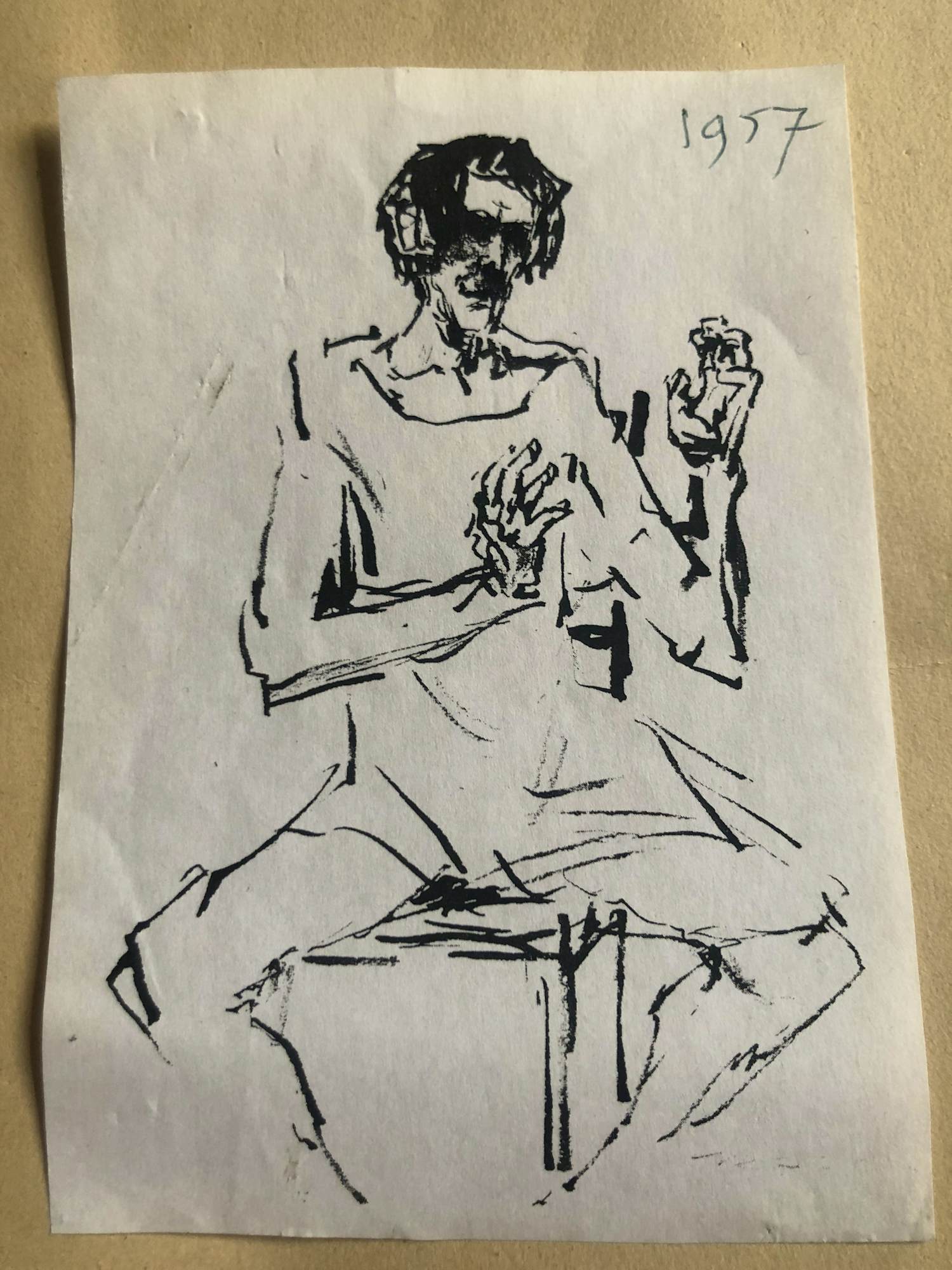 Arie Kater - Zelfportret kopen? Bied vanaf 80!