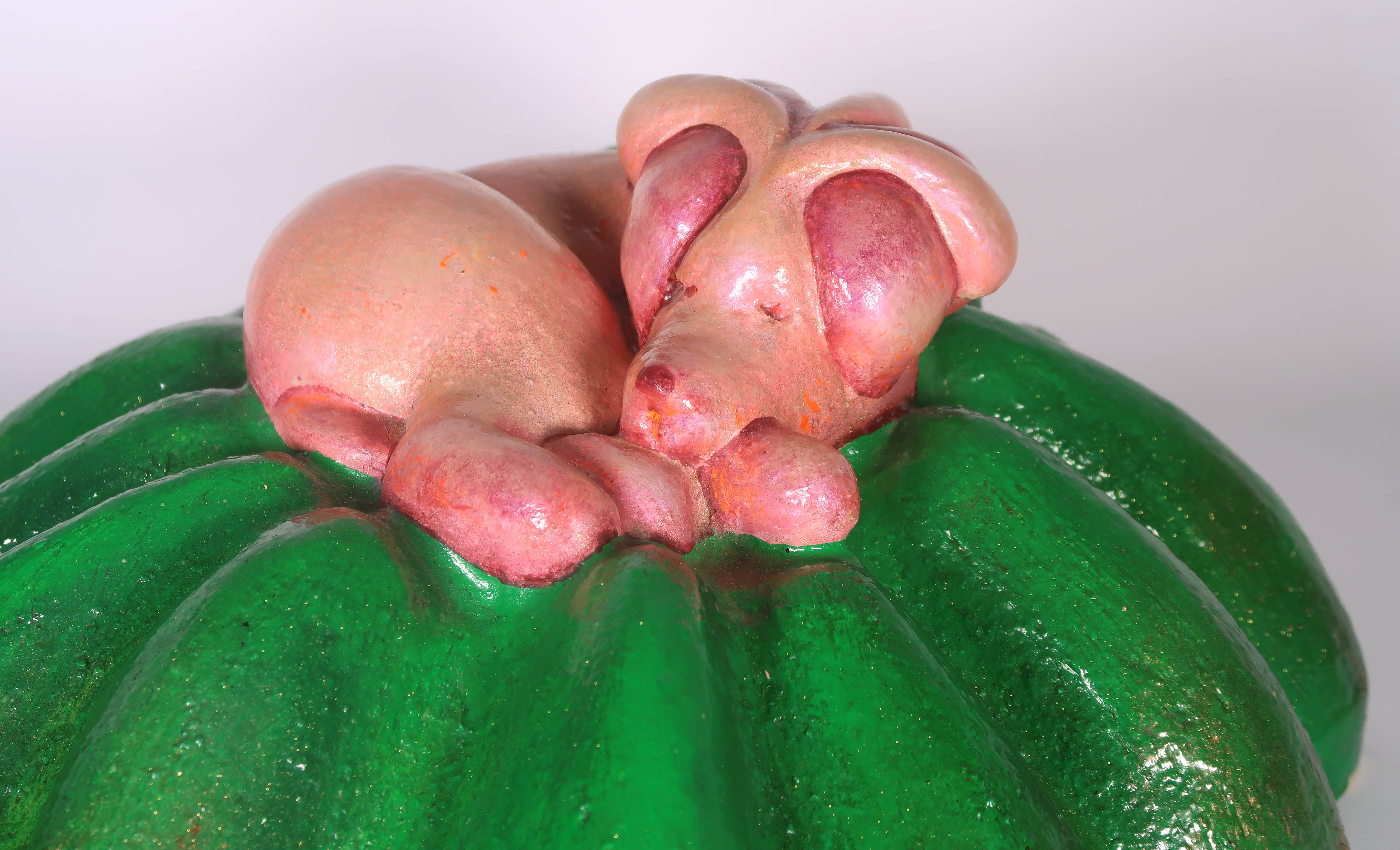 Margreet Hajee - Beschilderd Keramiek, Sleepy dog 1 kopen? Bied vanaf 50!