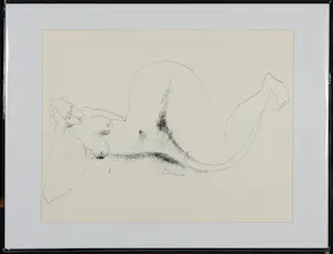 Theo Beerendonk - Lot van twee pentekeningen, Naakt kopen? Bied vanaf 70!