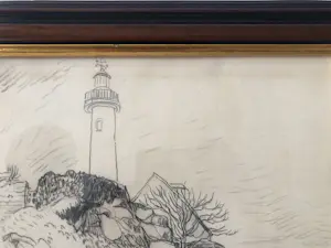 Fons Volders - Landschap met vuurtoren kopen? Bied vanaf 60!