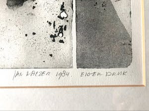 Jan Naezer - Eigen Druk - Handgesigneerd - Met aluminium lijst & Passepartout - 1984 kopen? Bied vanaf 55!