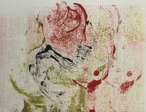 Niet of onleesbaar gesigneerd - De Roosvrouw | monotype - ingelijst kopen? Bied vanaf 1!