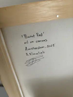 Roï elmaliah - Burned red kopen? Bied vanaf 300!