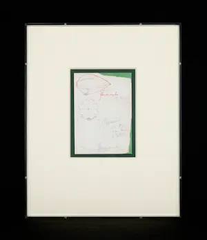 Panamarenko - Gesigneerd, Uitnodiging „Panamarenko-Papaver-Luchtschipbouw” in plexi case kopen? Bied vanaf 590!