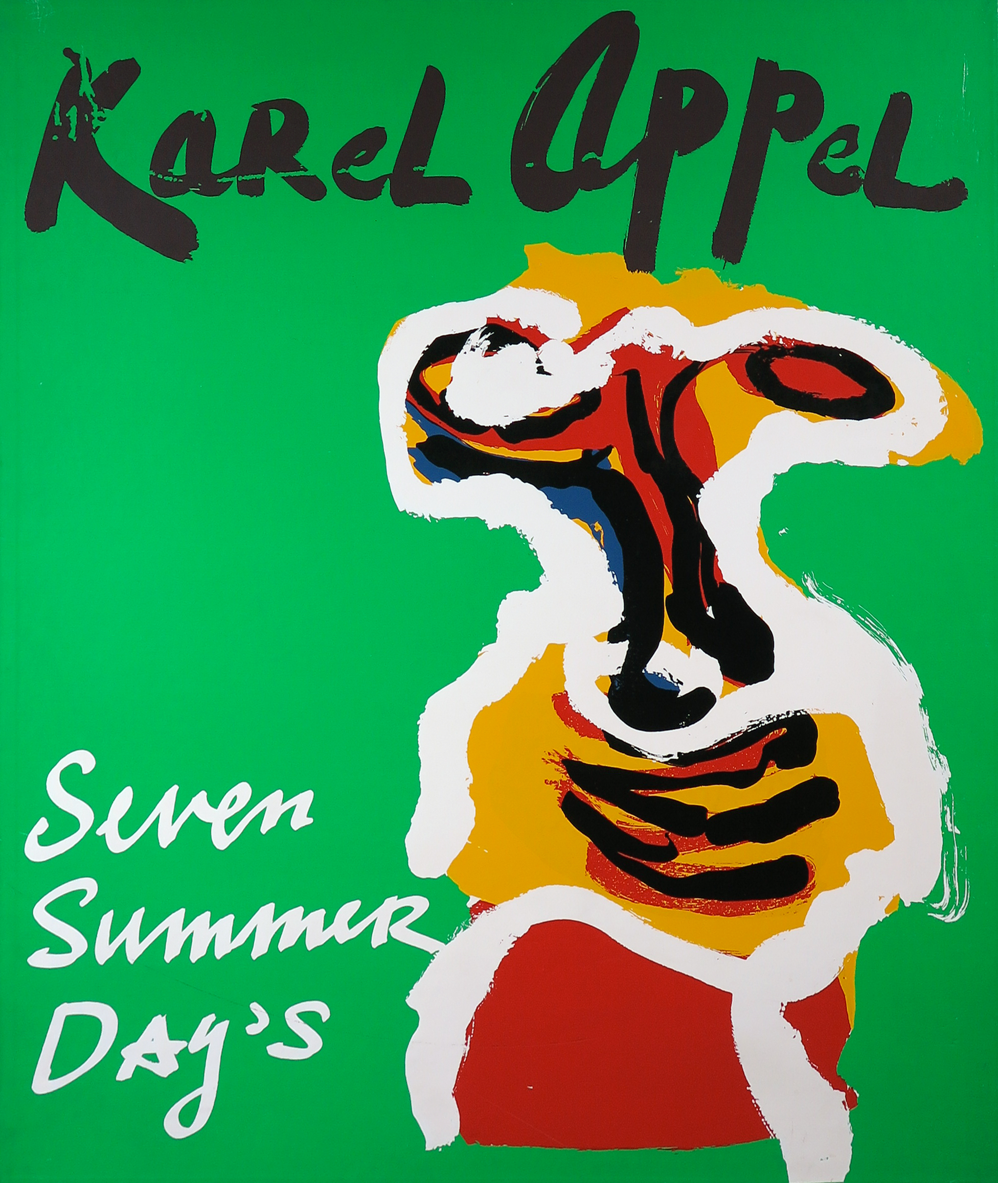 Karel Appel - Zeefdruk, Voorkant portfolio Seven Summer Days kopen? Bied vanaf 1!