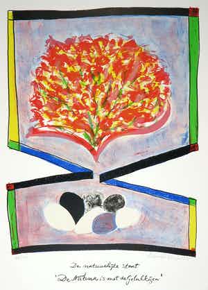 Simon Vinkenoog - Litho, De Natuurlijke Staat verkocht voor € 1!