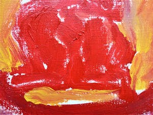 Anton Heyboer - Het symbool van de onschuld Kleurijke schildering kopen? Bied vanaf 450!