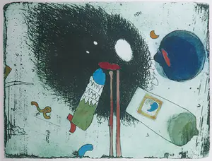 Michel van Overbeeke - Kleurenets, Come across - Ingelijst kopen? Bied vanaf 1!