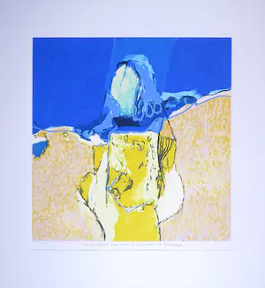 Henk van Vessem - Zeefdruk, Als een gouden ader kopen? Bied vanaf 1!