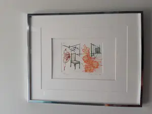 Constant - De stoel - kleurenets - gesigneerd en ingelijst kopen? Bied vanaf 350!