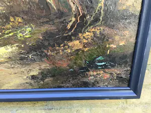 Niet of onleesbaar gesigneerd - Bospad. kopen? Bied vanaf 1!