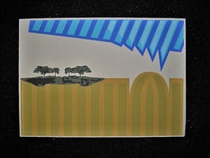 Theo van den Akker - Bep.Oplage Serigrafie "Gestimuleerd door de Luchtspiegeling" gesigneerd kopen? Bied vanaf 1!