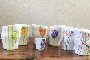 Corry Ammerlaan - En Jacques Tange, Bekers en kunst eierdop verkocht voor € 50!