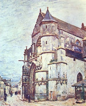 Bernard Klene - Notre Dame de Moret-sur-Loing - houtsnede kopen? Bied vanaf 30!