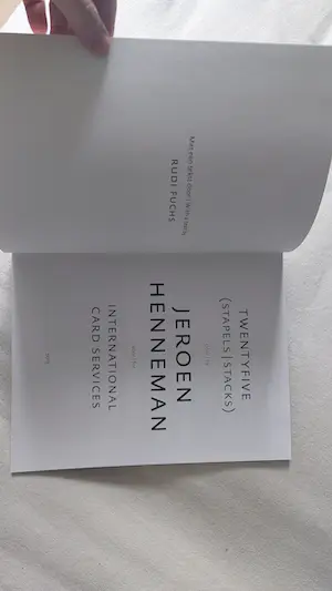 Jeroen Henneman - Twentyfive Stacks - object kopen? Bied vanaf 1150!