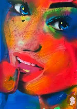 Peter Klashorst - Pop Art LICK verkocht voor € 125!