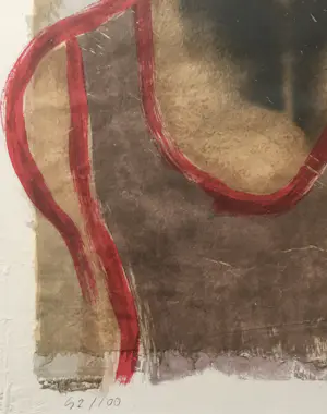 Casper Faassen - In gedachten - zeefdruk/collage - 2003 kopen? Bied vanaf 275!