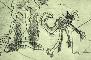 Lucebert - Twee mensen in gesprek - Ets uit kleine oplage kopen? Bied vanaf 325!