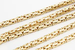 161- Mooie SET 18 Krt geel-gouden Konings armband en Konings collier - ZGAN kopen? Bied vanaf 1070!