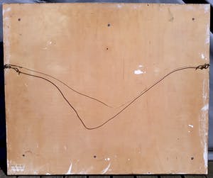 Franz Deckwitz - Surrealistisch nachtelijk landschap, olieverf op paneel (netjes ingelijst) kopen? Bied vanaf 295!