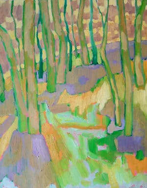 Niet of onleesbaar gesigneerd - Geel bos, Kitty van der Meer kopen? Bied vanaf 1!