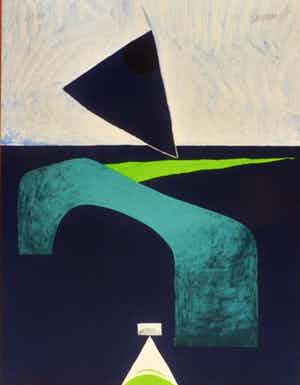 Hans Landsaat - Kleurenzeefdruk DE BRUG Handgesigneerd verkocht voor € 55!