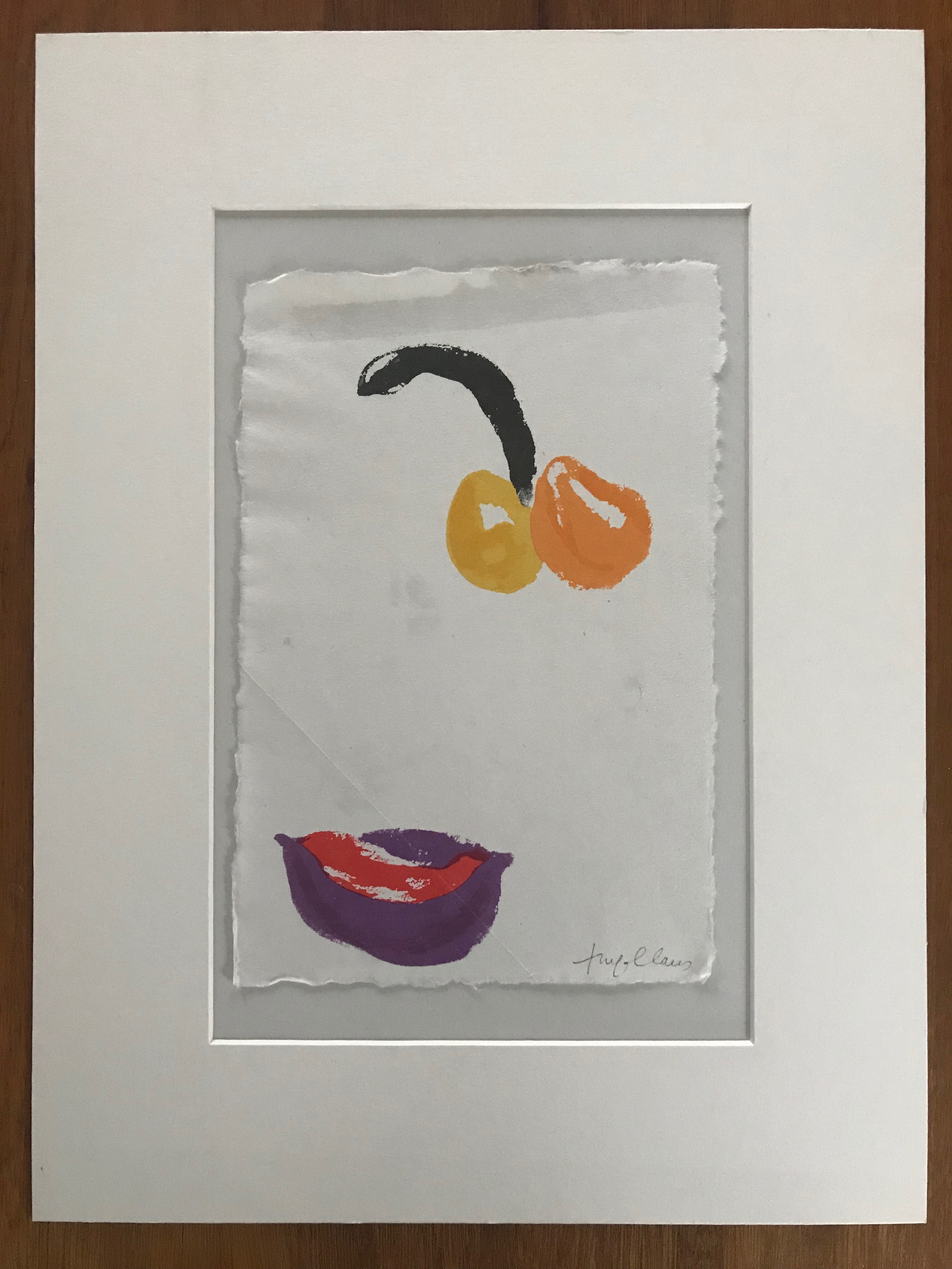 Hugo Claus - Mooie kleurenlitho/Offset - 'Van de zinnen en de vruchten' - Beperkte Oplage verkocht voor € 75!