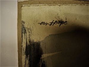 Bob ten Hoope - Grote expressionistische Aquarel "Naakte vrouw liggend op bed" gesigneerd kopen? Bied vanaf 63!