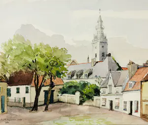 H.F. van Goor-Methorst - Stadsgezicht kaufen? Bieten Sie von 25!