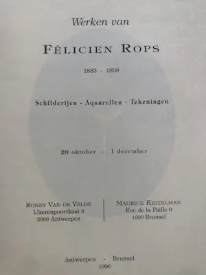 Felicien Rops - drie boeken + kunstkaart kopen? Bied vanaf 35!