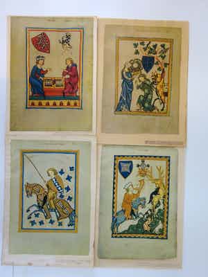 Niet of onleesbaar gesigneerd - Minnesangers verkocht voor € 1!