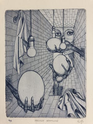 Niet of onleesbaar gesigneerd - Suggestive Werbung kopen? Bied vanaf 10!