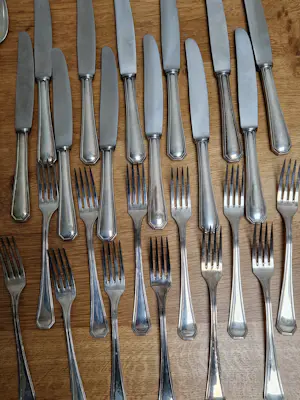 Zaramella Argenti - Zilveren bestekset - 12 persoons kopen? Bied vanaf 7500!