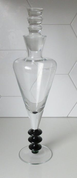 Niet of onleesbaar gesigneerd - Grote art deco modernistische kristallen karaf kopen? Bied vanaf 10!