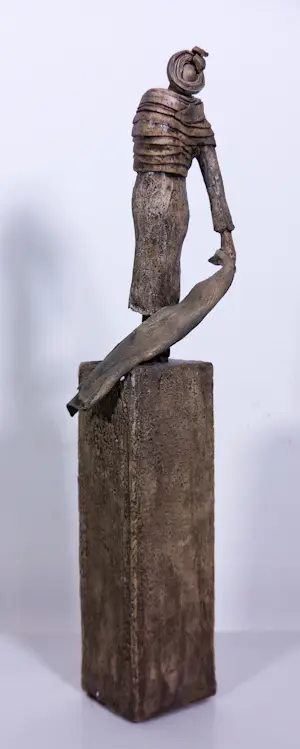 Jikke van de Waal-Bijma - Keramiek, Lot van 7 beelden (Figuren) kopen? Bied vanaf 250!