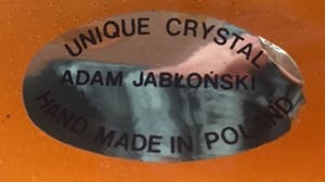 Adam Jablonski - handgemaakte gesigneerde glazen schaal kopen? Bied vanaf 99!
