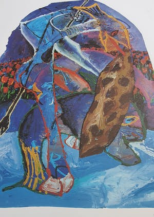 Albert Niemeyer - Zeefdruk 200 ex, gesigneerd en gedateerd '89 (groot) kopen? Bied vanaf 40!